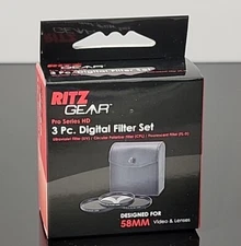 Ritz Gear Pro Series HD 58mm 3-Pc Digital Filter Set