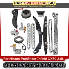 Timing Chain Kit For Nissan Pathfinder Infiniti QX60 3.5L V6 VQ35DD 2017-2024