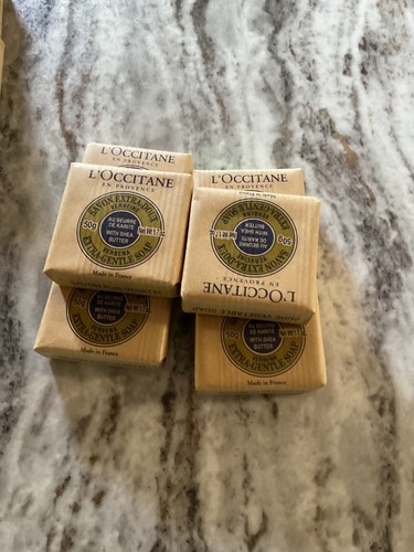 6 Bars L'Occitane Shea Butter Soap Bar 1.7oz