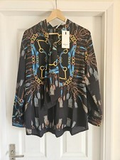 NWT Ladies multi colour blouse by Golden Live, size XL