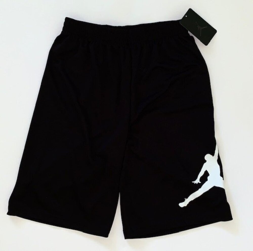 NWT Nike Air Jordan Jumpman Boy's Large Black Mesh 9