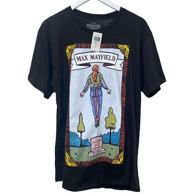 Netflix Stranger Things T-shirt Medium Black Hot Topic Cotton Tee