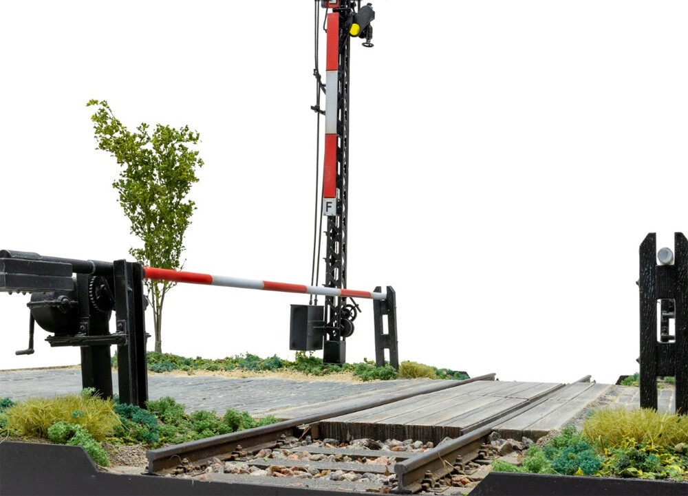 MINIART Railroad Crossing 1/35 Plastic model Wysoka jakość, klasyczna popularność