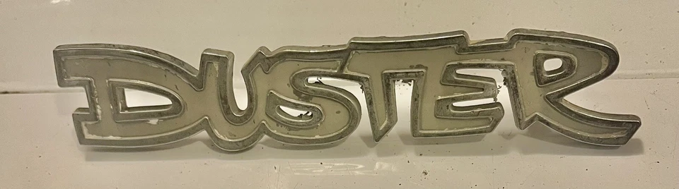 De colección Plymouth Chrysler Dodge Duster Mopar 1972-76 emblema 46430 pieza OEM Foto 4 de 4