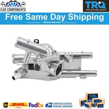 TRQ Thermostat with Housing Assembly Fits 2010-15 Hyundai Santa Fe Sport