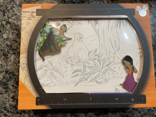 D23 expo pin le 100 Jungle Book Pin Set 2022 Disney Limited Edition - Picture 3 of 5
