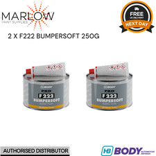 2 X HB BODY F222 BUMPERSOFT 250G - FLEXIBLE FILLER FOR BUMPER / PLASTIC