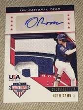 DREW ROMO 2019 Panini USA Stars & Stripes Autograph Patch #2/4 ROCKIES