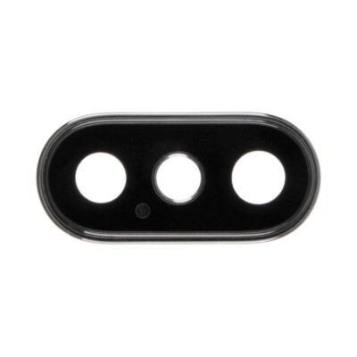 Camera Lens Rear with Bracket for Apple iPhone X Silver Replacement Part Fix