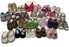 Girls Shoes Size infant 1/2 Lot Bundle 24 Pairs Jelly Sandals Adidas Fast Ship
