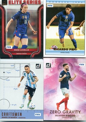 2022-23 Donruss FIFA PICK YOUR CARD for Set CRAFTSMEN, ZERO GRAVITY, ELITE, '92