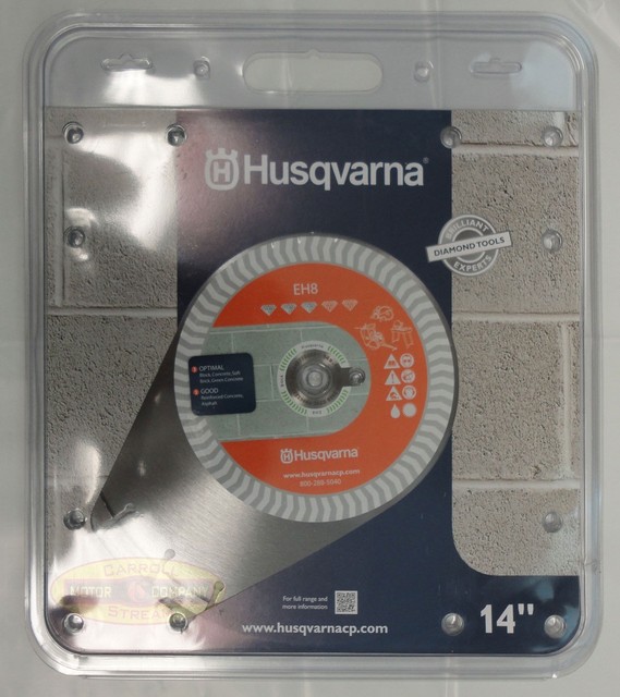 OEM Husqvarna Construction 14" Diamond Blade 542775597 Eh8 Asphalt