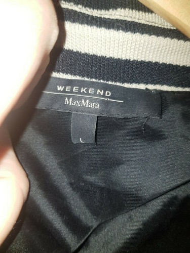 Stylish Max Mara Weekend Blazer, Black and Beige Sz L Used - Picture 6 of 8