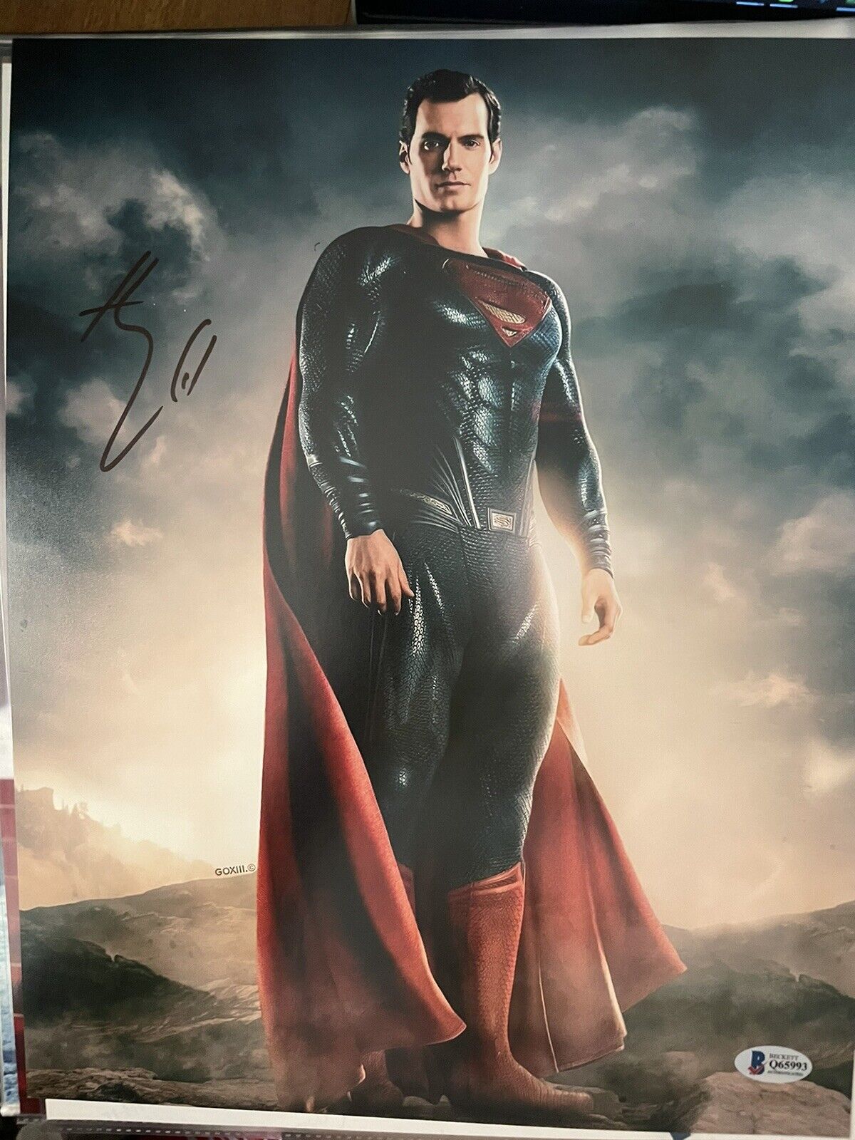 Superman Man of Steel Henry Cavill reprint signed photo #2 RP at 's  Entertainment Collectibles Store