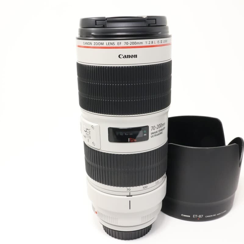 Canon EF 70-200mm F/2.8 L IS III USM Lens + Hood [Near Mint Canon EF 70-200mm F/2.8 L IS III USM Lens + Hood [Near Mint