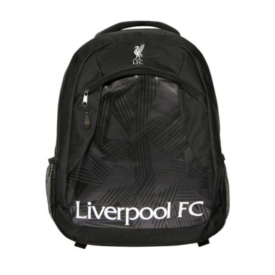 Liverpool FC Black Premium Large Backpack School Bag 21x12.5X8