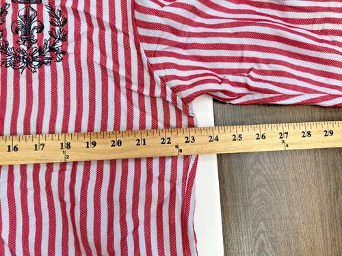 English Laundry Christopher Wicks Mens XL Red Striped Button Shirt - Picture 9 of 13