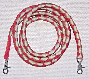 6/' Reins Loop Rope Rein Barrel Race Pony Roping Single Rein red /& yellow