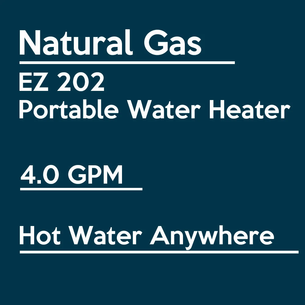 NATURAL GAS - EZ202 Portable Tankless Water Heater! FREE SHIPPING!  refurbished | eBay
