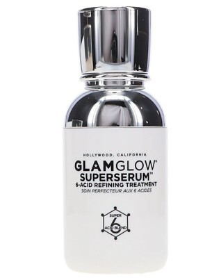 Glamglow SUPERSERUM 6 Acid Refining Treatment 1oz full size NWOB