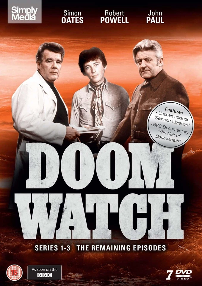 Doomwatch - BBC Series 1-3 The Remaining Episodes - 7DVD REGION 2 - NEW SEALED - image 2 of 2