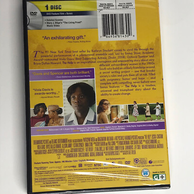 The Help (DVD, 2011), Viola Davis, Octavia Spencer, Bryce Dallas
