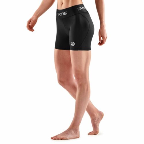 SKINS Compression Womens Series-1 Half Tights Shorts - Black / Small - Picture 2 of 4