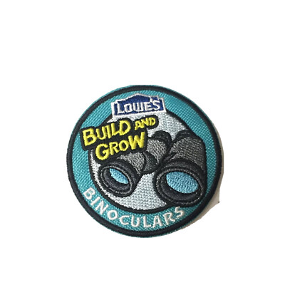 #ad #ad LOWES Build Grow Kids Clinic Patch Badge BINOCULARS Field Glasses $2.69