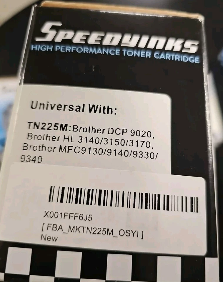 Lote de 2 cartuchos de tóner magenta Speedyinks MKTN225M Brother HL3140CW HL3150CDW Foto 2 de 2