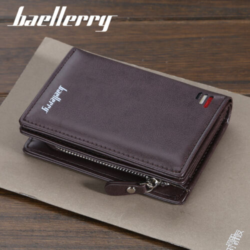 Mens RFID Waterproof Wallet Blocking Leather Credit Card ID Holder Zipper Purse - Picture 14 of 20