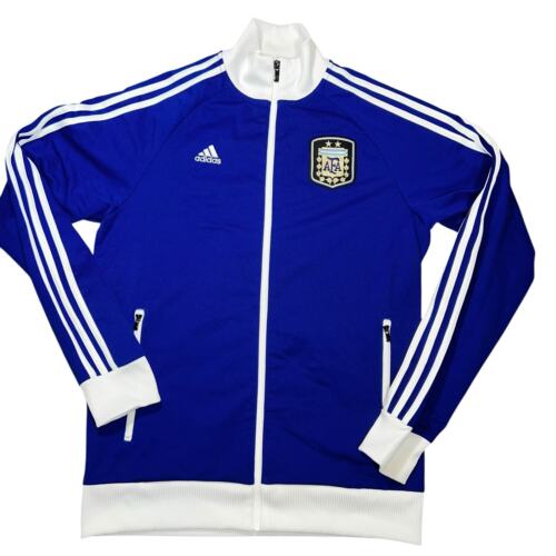 Argentina adidas men's Track Jacket blue and white size Medium AFA Soccer