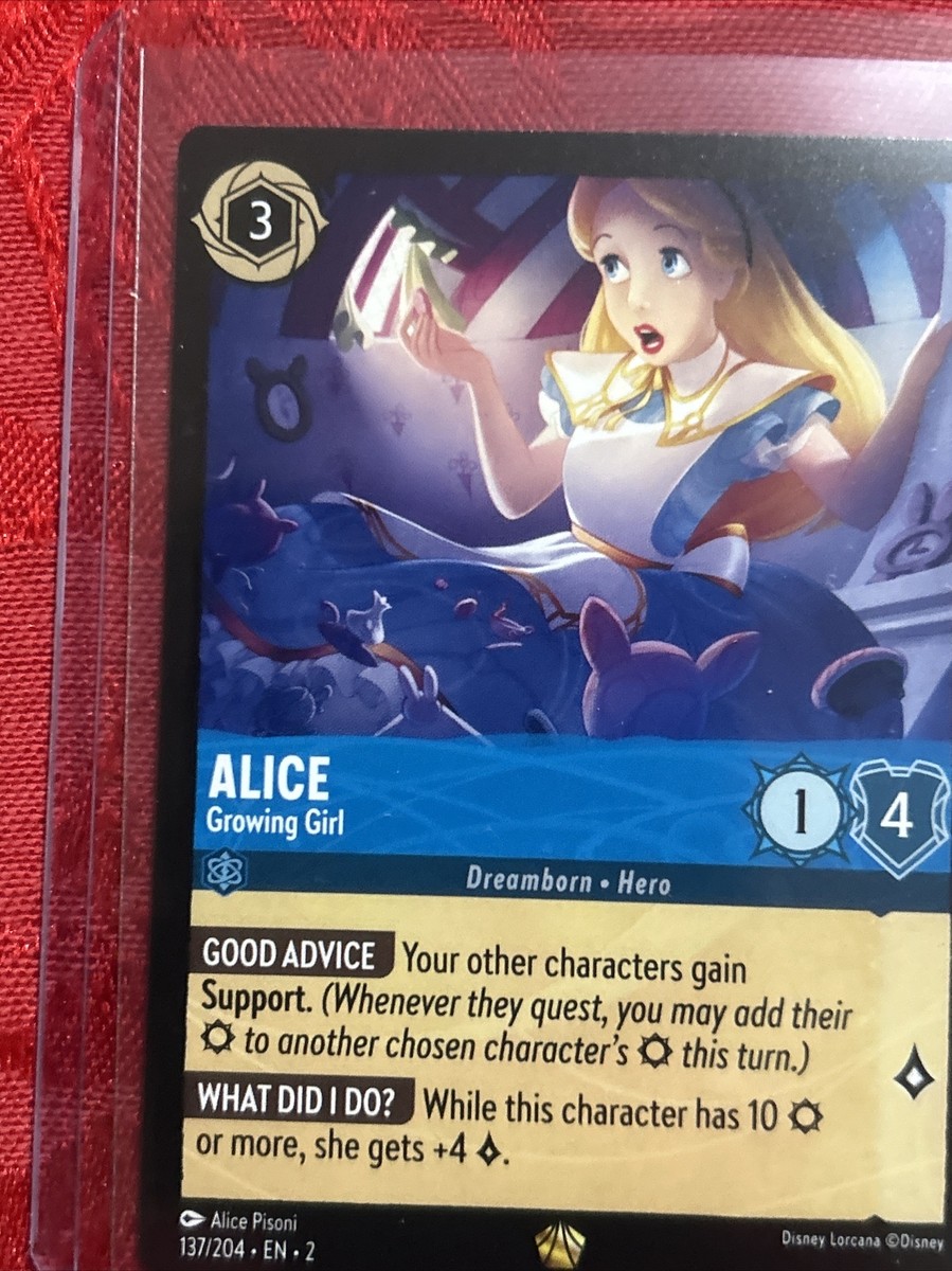 Disney Lorcana アリス 大きくなっちゃった Disney Lorcana アリス