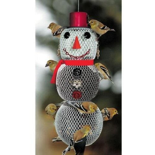No No Mr And Mrs Snowman Bird Feeders Decorative Winter
