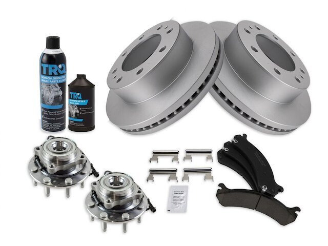 1999-2004 Silverado 2500 Front Brake Pad Rotor & Wheel Hub Kit 91XVZM