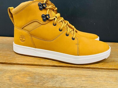 ◆Timberland◆ Men's Davis Square Chukka Sneakers Yellow TB0 TIMBERLAND MEN'S DAVIS SQUARE CHUKKA WHEAT NUBUCK A2G8N SIZE