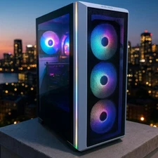 Custom Build ARGB Desktop i7 PC 32GB RAM 4TB SSD RTX 5060 Win11 GAMING READY