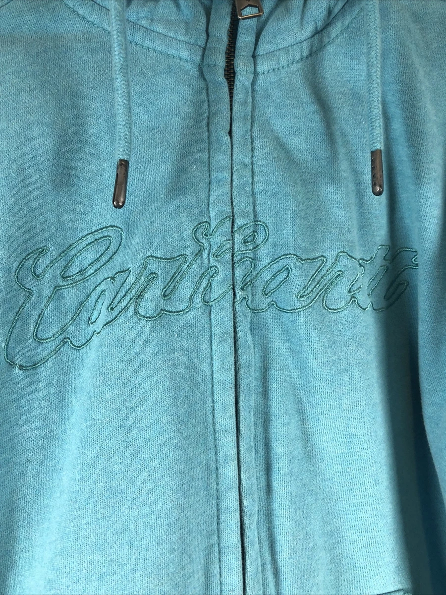 Turquoise zip sales up hoodie