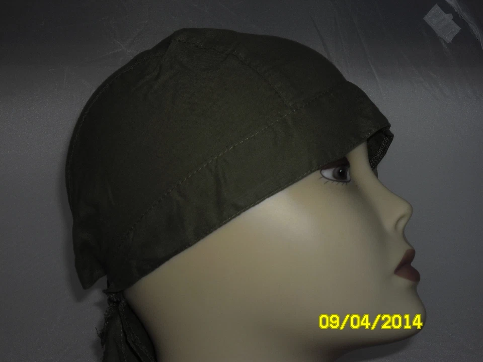 BANDANA PREFORMATA TINTA UNITA 100% COTONE - Immagine 2 di 2