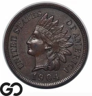 1904 Indian Head Cent Penny, Choice Unc++