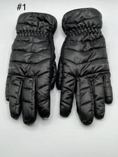 HEAD Women  s Winter Gloves Black Faux Fur Lined Insulated Size Medium