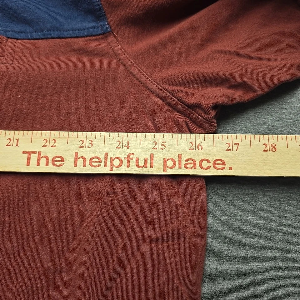 Scandia Woods Mens Polo Shirt 2XL Red Blue Colorblock Short Sleeve Cotton Casual - Image 4 of 4