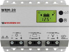 | WRM 20 | Regolatore Di Carica MPPT, Regolatore Fotovoltaico 20A 12/24V, Displa