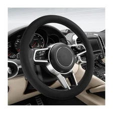 Car Steering Wheel Cover, 13 to 14.17 inches Anti-Slip Silicone Steering Whee...