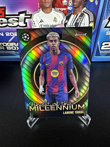 Topps Finest UCC UCL Lamine Yamal FC Barcelona Finest of the Millennium FM-6