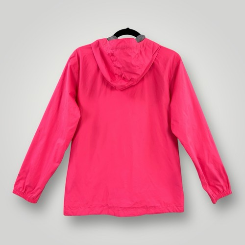 THE NORTH FACE Hyvent Rain Windbreaker Jacket BRIGHT PINK GIRLS XL (18) YOUTH - Picture 3 of 7