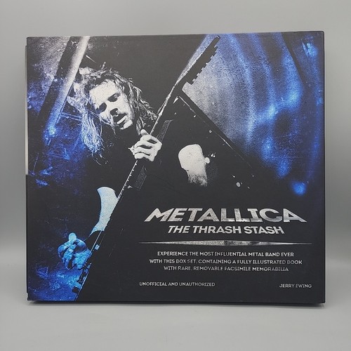 Metallica The Thrash Stash by Jerry Ewing 2013, Hardcover & Slipcase