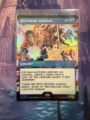 Multiversal Incursion (Borderless) Marvel Super Heroes Foil