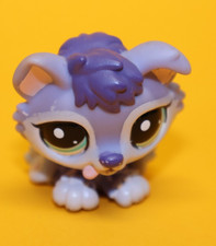 Littlest Pet Shop #1810 Husky Hund lila blau ...