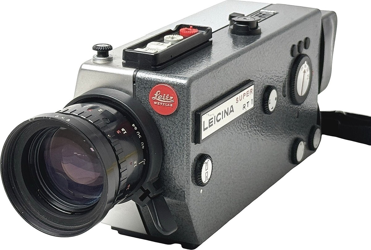Leitz Leicina RT1 Super 8 Movie Camera Vario 8-64mm 1.9 Lens