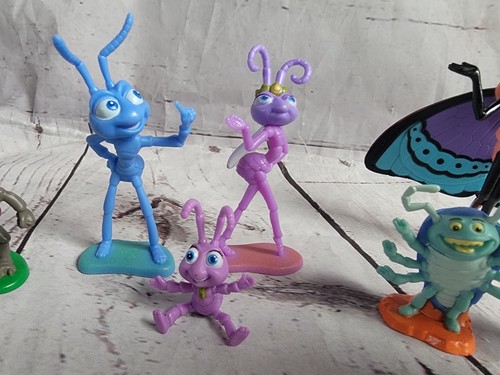 Disney A Bug's Life Big Top Bugs Gypsy the Moth Pvc Figures Cake Toppers Set 7 - Picture 8 of 13
